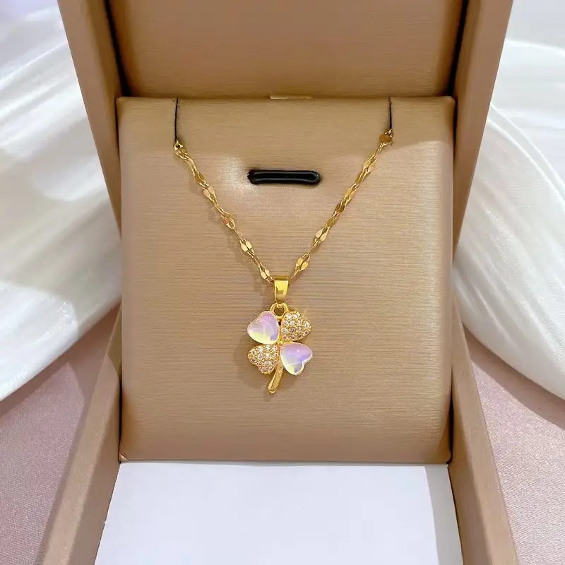 Titanium Steel Women's Necklace Joker Design Gold Chain - Image 7