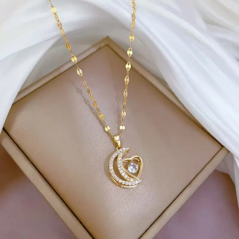 Titanium Steel Women's Necklace Joker Design Gold Chain - Image 8