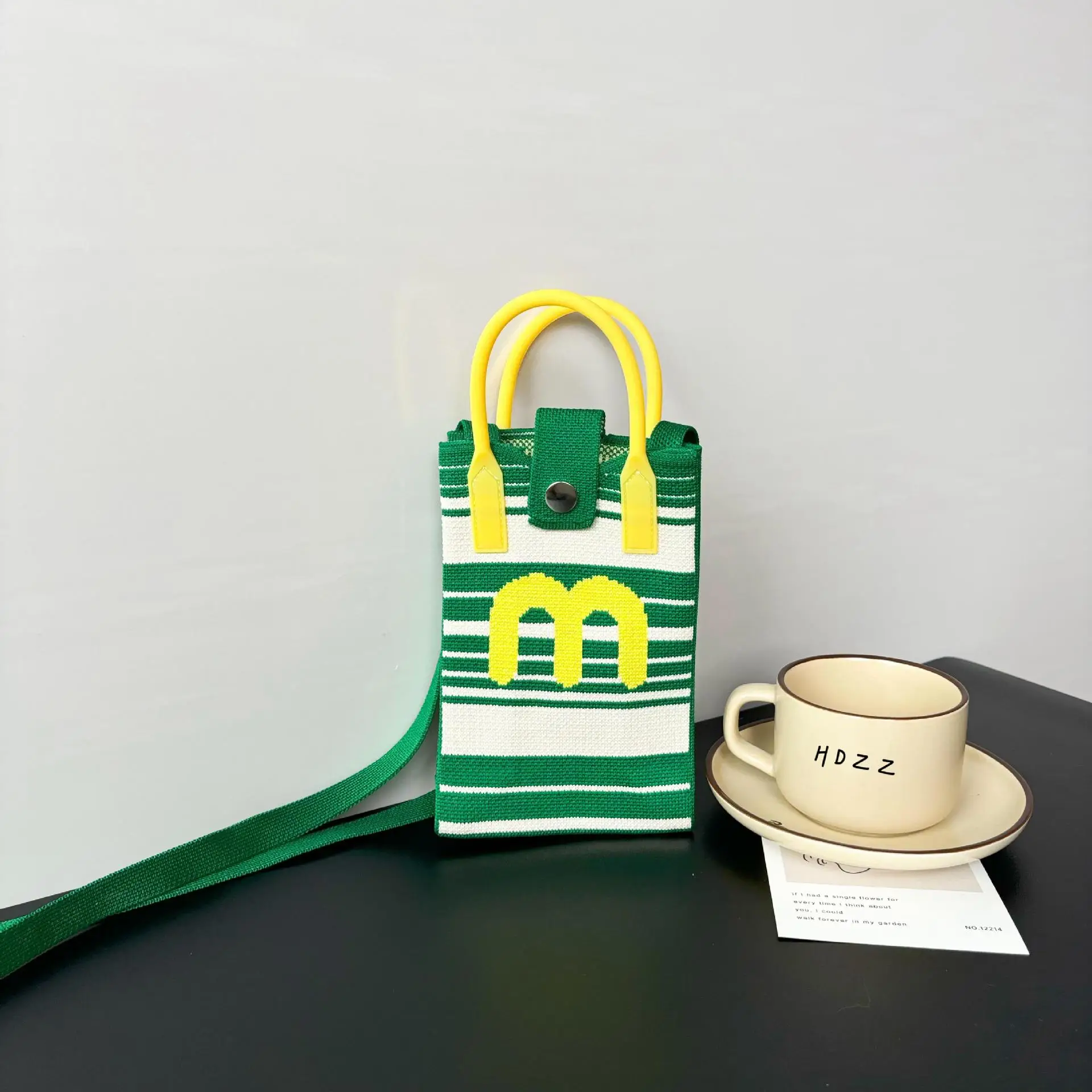 Flower Knitted Shoulder Crossbody Bag Niche Trendy