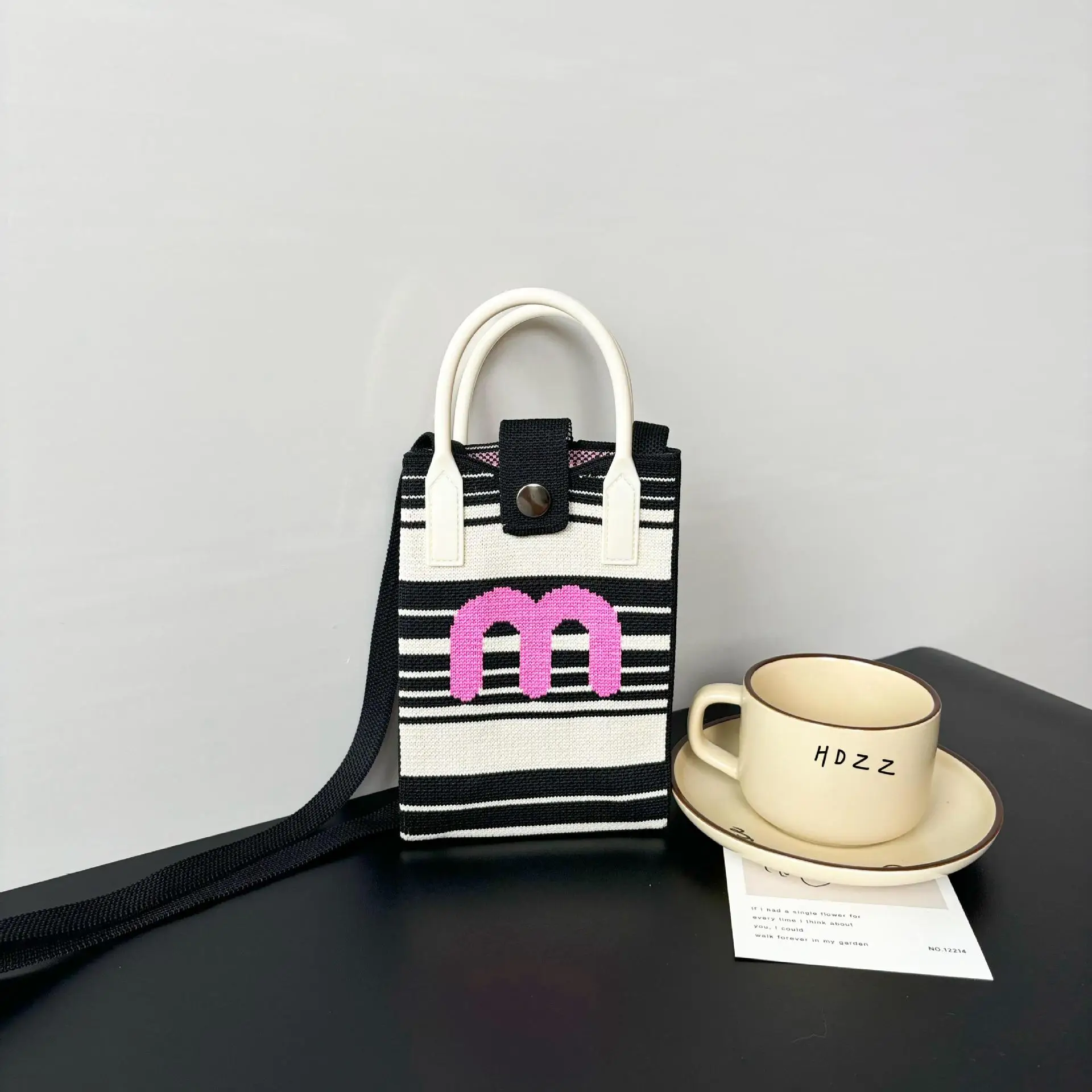 Flower Knitted Shoulder Crossbody Bag Niche Trendy