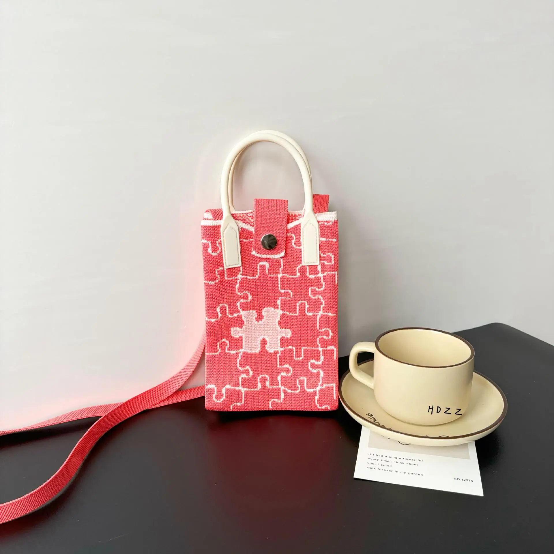 Flower Knitted Shoulder Crossbody Bag Niche Trendy