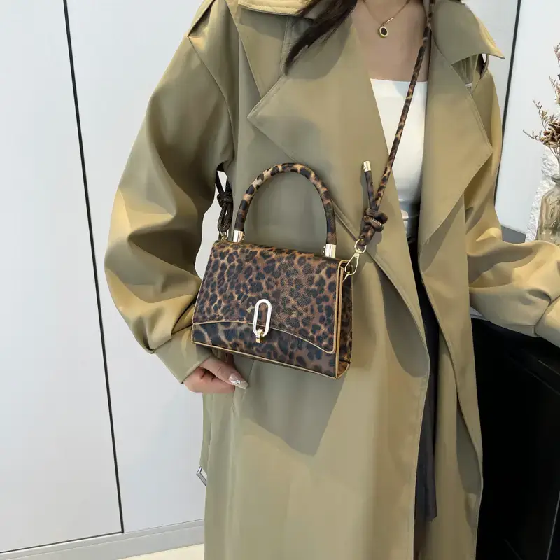 Leopard Print Shoulder Crossbody Bag 2024 - Image 5