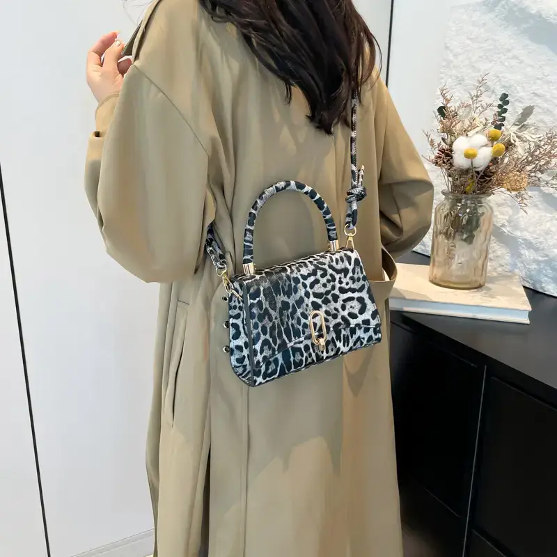 Leopard Print Shoulder Crossbody Bag 2024 - Image 6