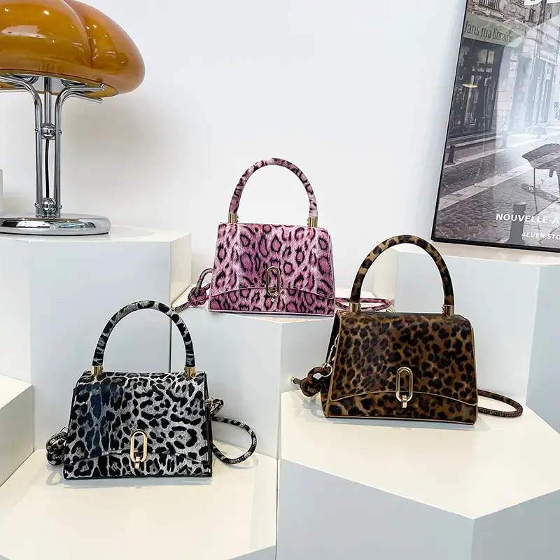 Leopard Print Shoulder Crossbody Bag 2024 - Image 7