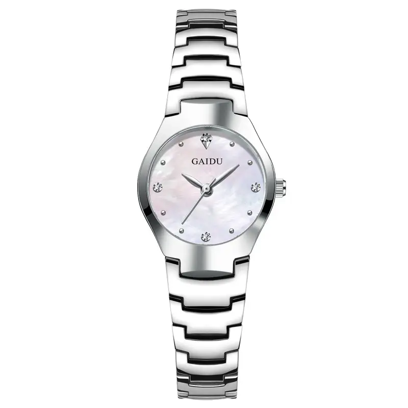 Ultra-Thin Women's Quartz Watch with Fine Steel Band