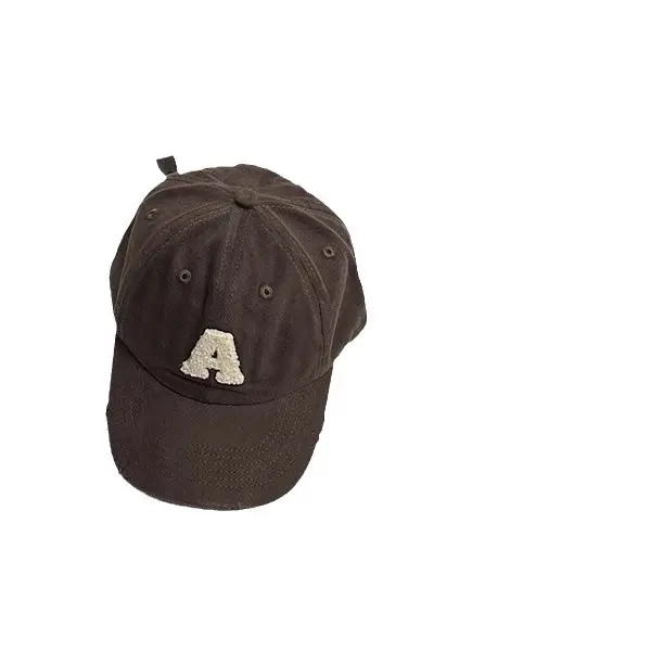 Vintage Distressed Kids Cap Beige Baseball Cap - Image 10