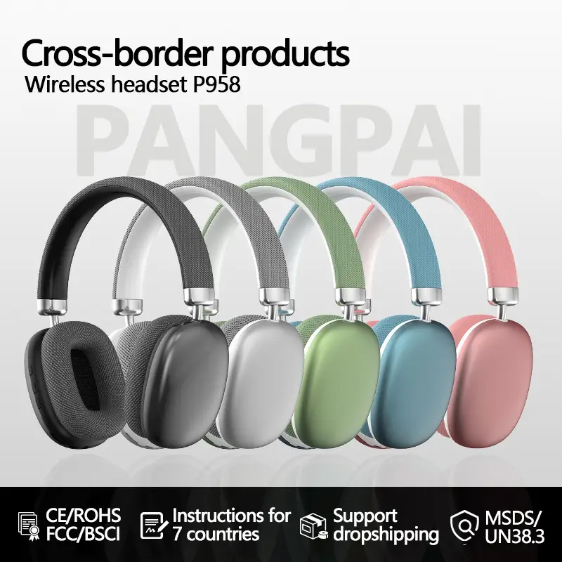 Pink Wireless Bluetooth Headphones Type-C for Students & Gamers - Image 7