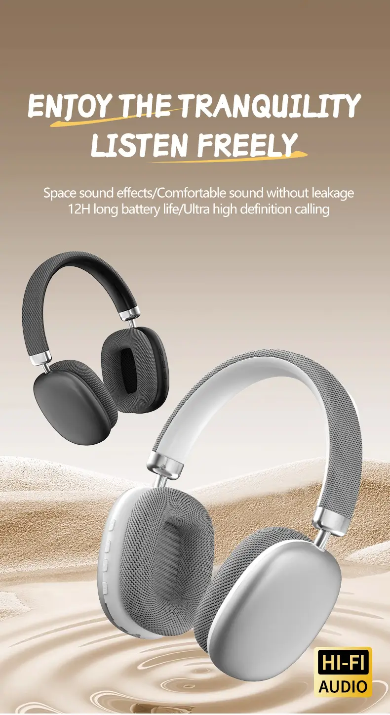Pink Wireless Bluetooth Headphones Type-C for Students & Gamers β feature 3