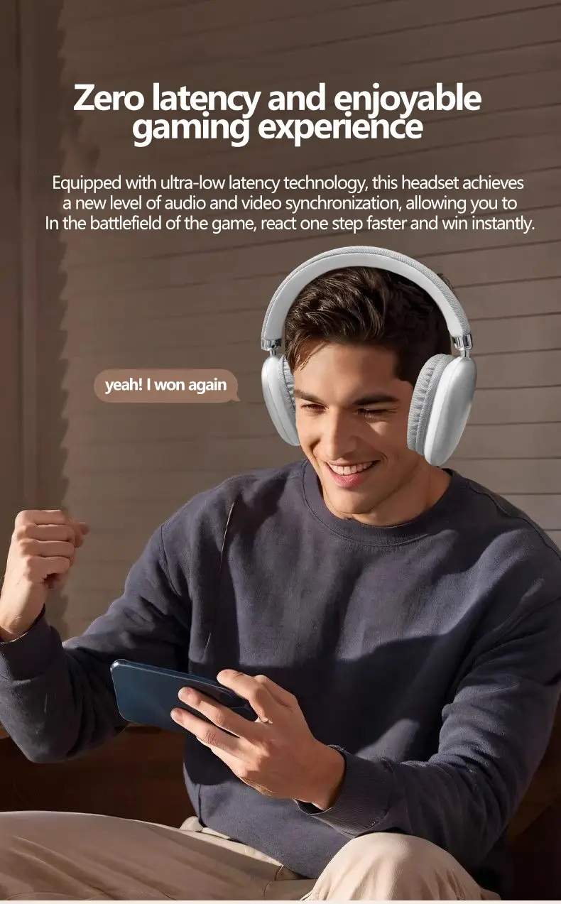 Pink Wireless Bluetooth Headphones Type-C for Students & Gamers β feature 9