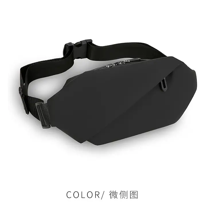 Men's Black Waterproof Crossbody Shoulder Bag with Water Bottle Holder — feature 24