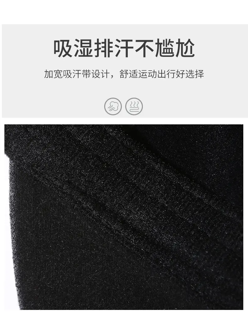 Men Embroidered Baseball Cap Grey Winter Warm Cotton — feature 3