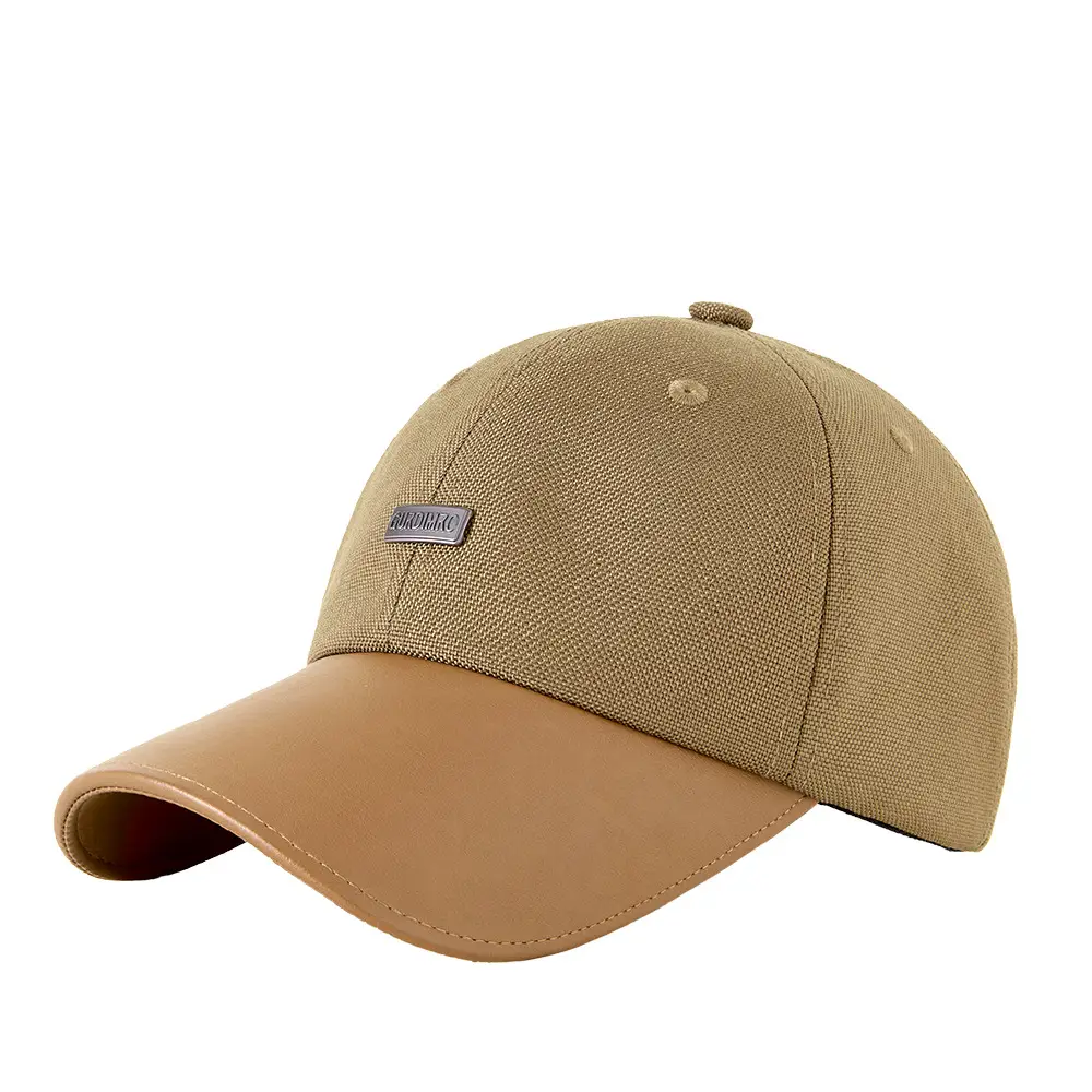 Men's Black Logo Baseball Cap with Embroidered Design - Image 8