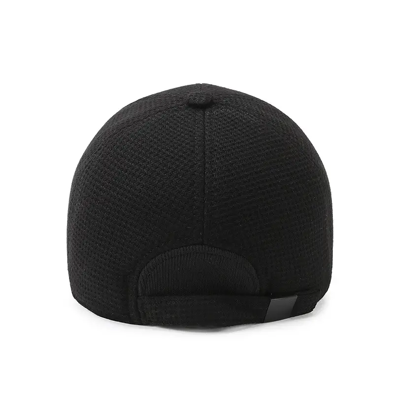 Winter Paris Embroidered Black Baseball Cap - Image 7