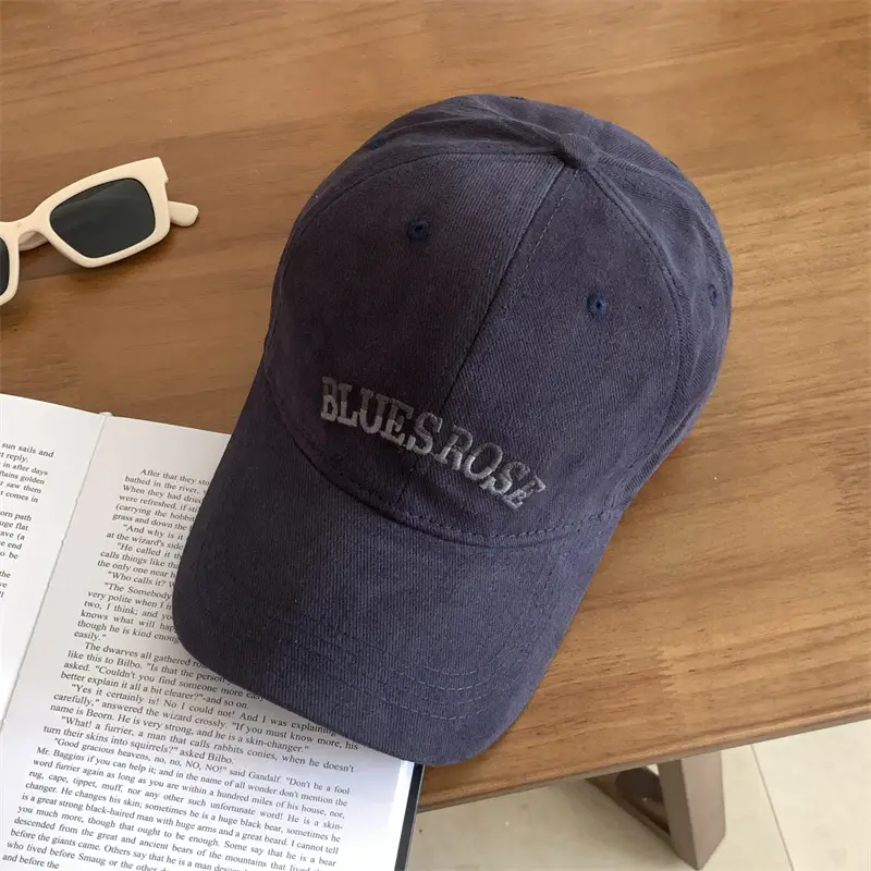 Women Lettered Baseball Cap Wide Brim Summer Thin Sunshade - Image 7