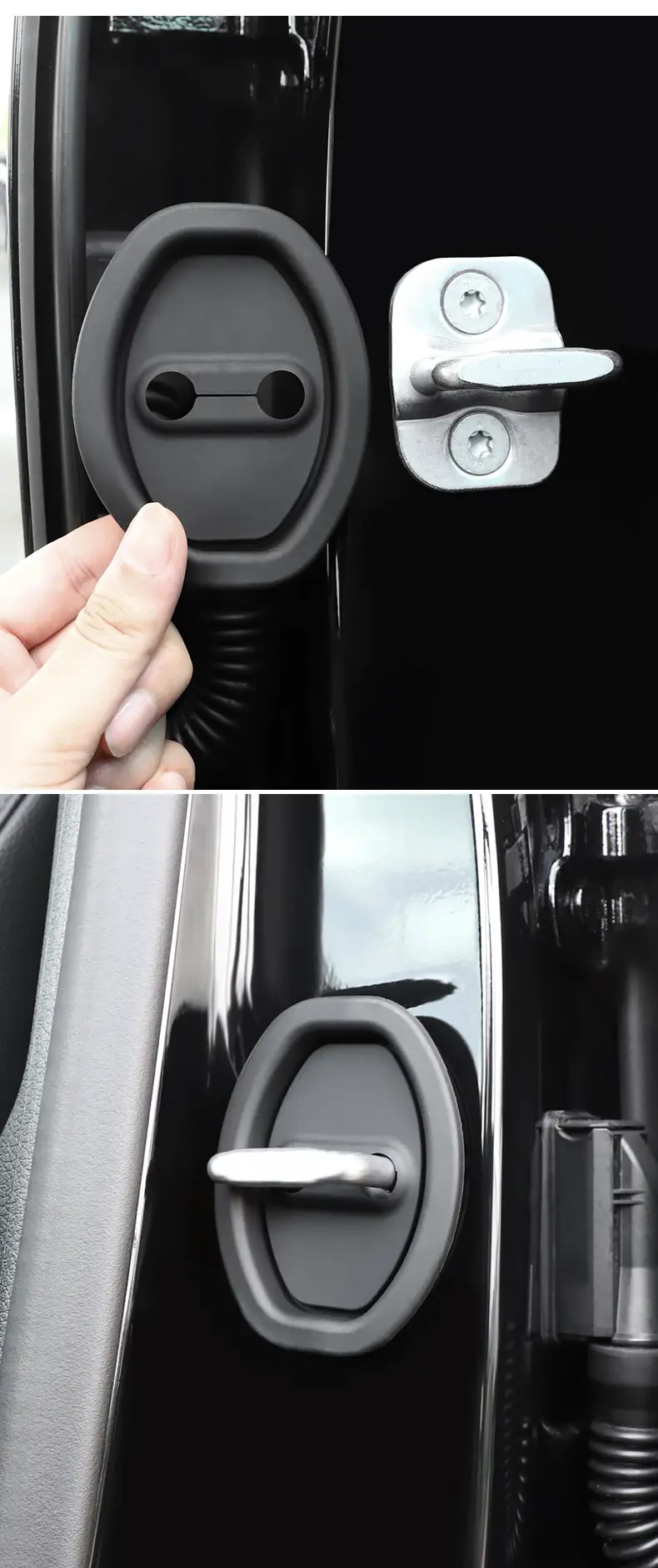 Suitable for Hyundai Elantra ix35 Tucson Tucson Da Sonata car door lock protection pad shock absorption cushion — feature 9