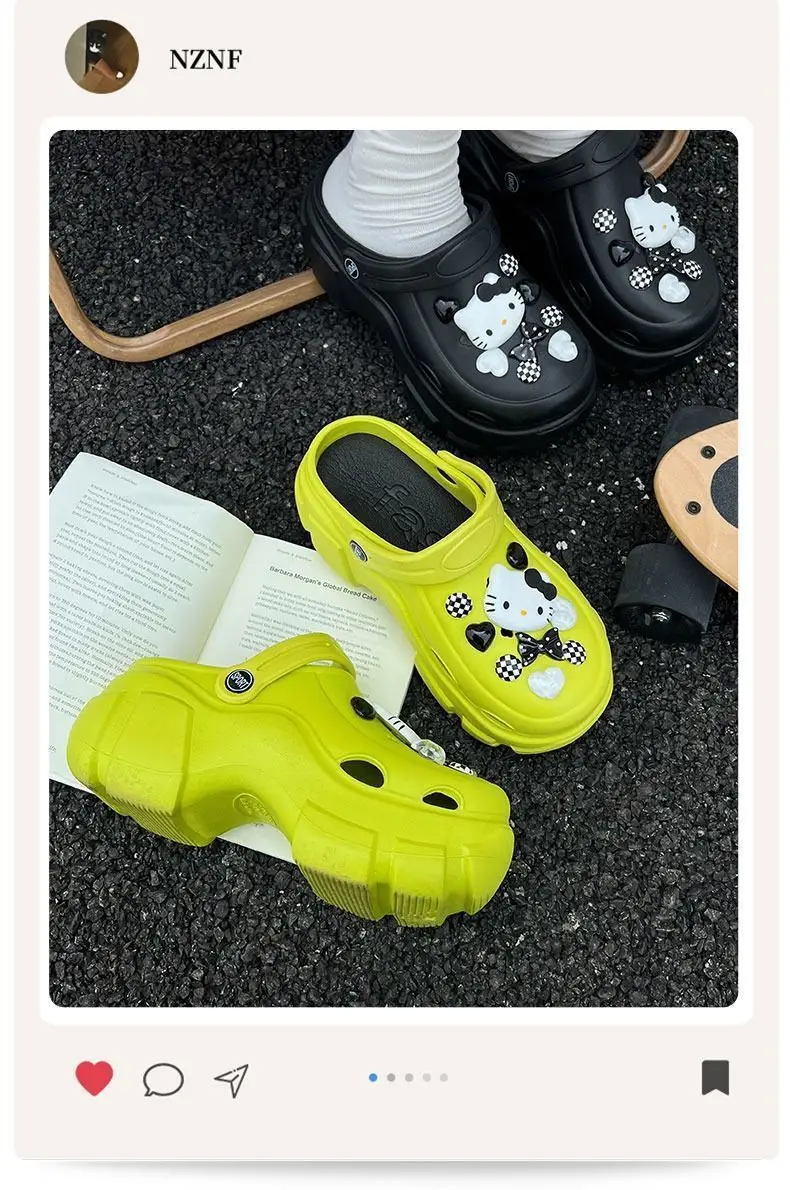 Eva Ultra-Thick-Soled Clogs for Women, Summer Outdoor Wear, 2026 Trendy Cute Sweat-Absorbing Dog Design, Versatile Sandals, Height-Increasing — feature 13