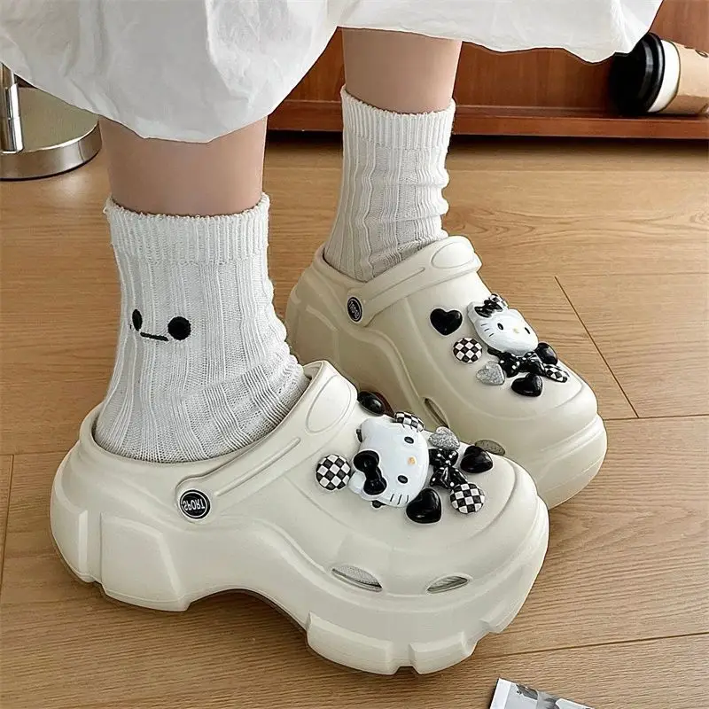 Eva Ultra-Thick-Soled Clogs for Women, Summer Outdoor Wear, 2026 Trendy Cute Sweat-Absorbing Dog Design, Versatile Sandals, Height-Increasing — feature 14