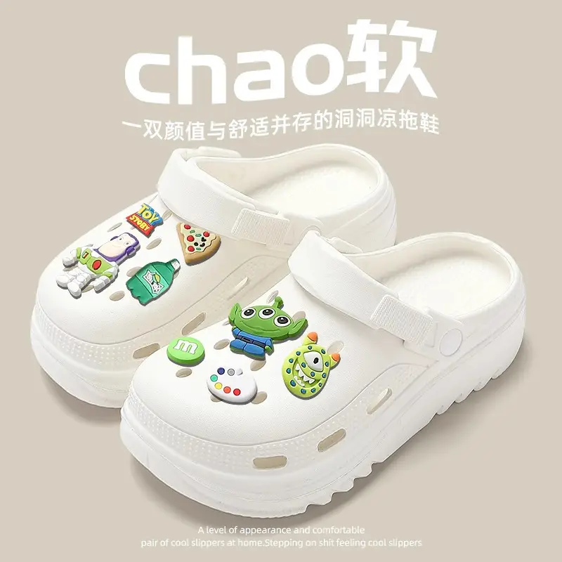 Cross-Border Fashion New Thick-Soled Clogs for Women, Summer Outdoor Wear, Odor-Resistant, Ultra-Comfortable Beach Sandals - Image 11