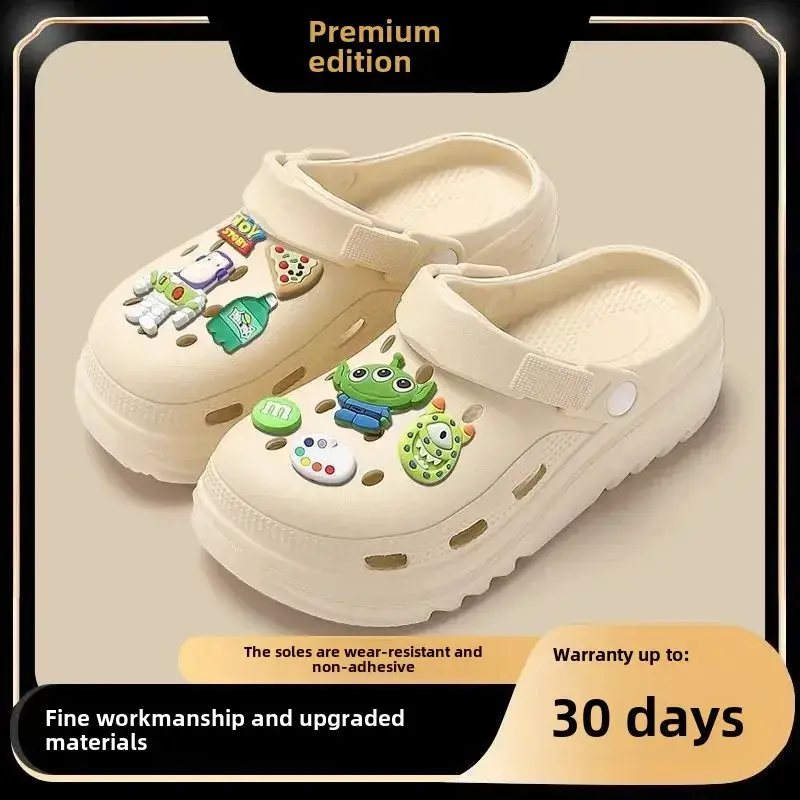 Cross-Border Fashion New Thick-Soled Clogs for Women, Summer Outdoor Wear, Odor-Resistant, Ultra-Comfortable Beach Sandals - Image 6