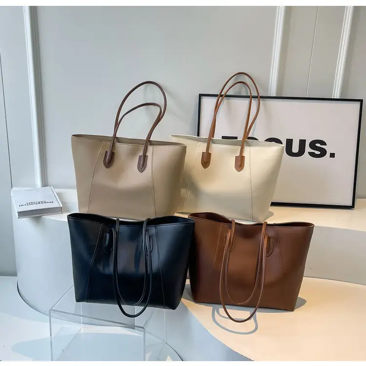 Women Large Capacity Tan Tote Bag 2026 Casual Commuter — feature 22