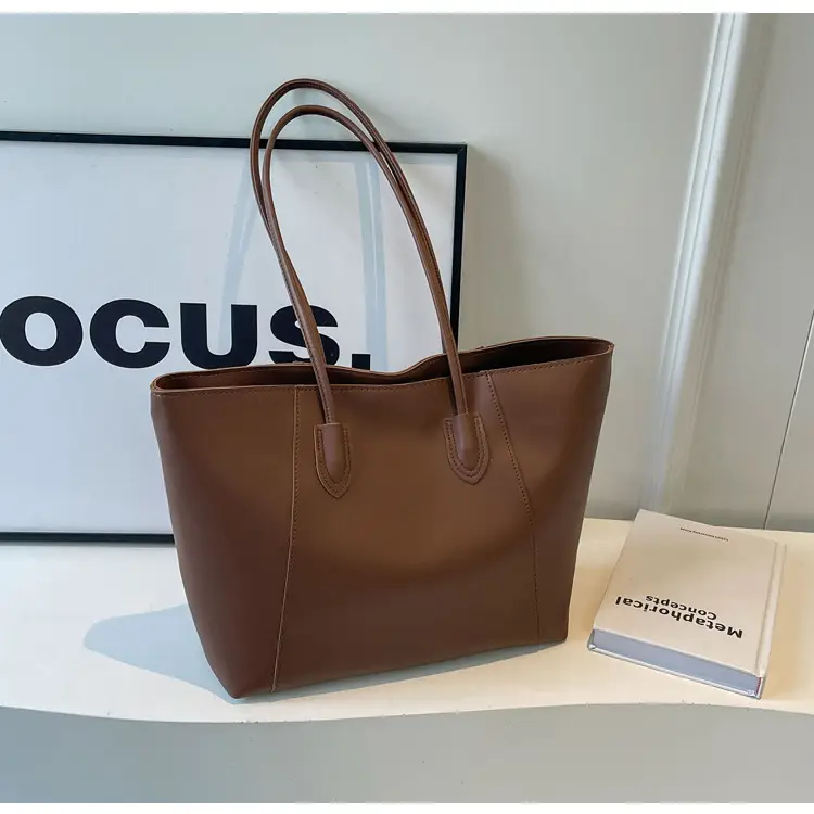 Women Large Capacity Tan Tote Bag 2026 Casual Commuter — feature 29