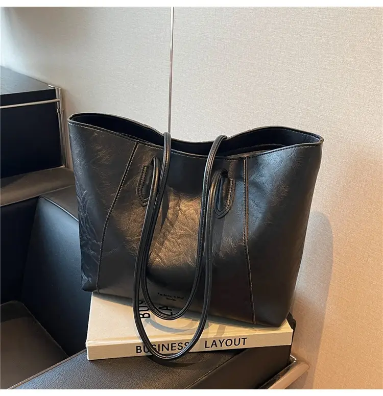 Women Large Capacity Tan Tote Bag 2026 Casual Commuter — feature 33