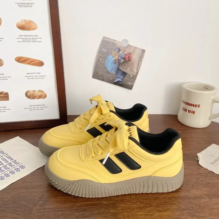 Women White Leather Platform Slab Shoes Autumn New — feature 15