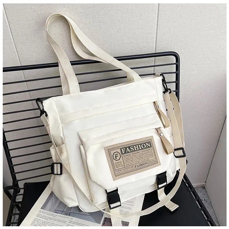 Blue Japanese Style Large Capacity Commuter Shoulder Bag — feature 25