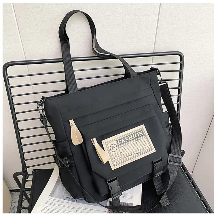 Blue Japanese Style Large Capacity Commuter Shoulder Bag — feature 27