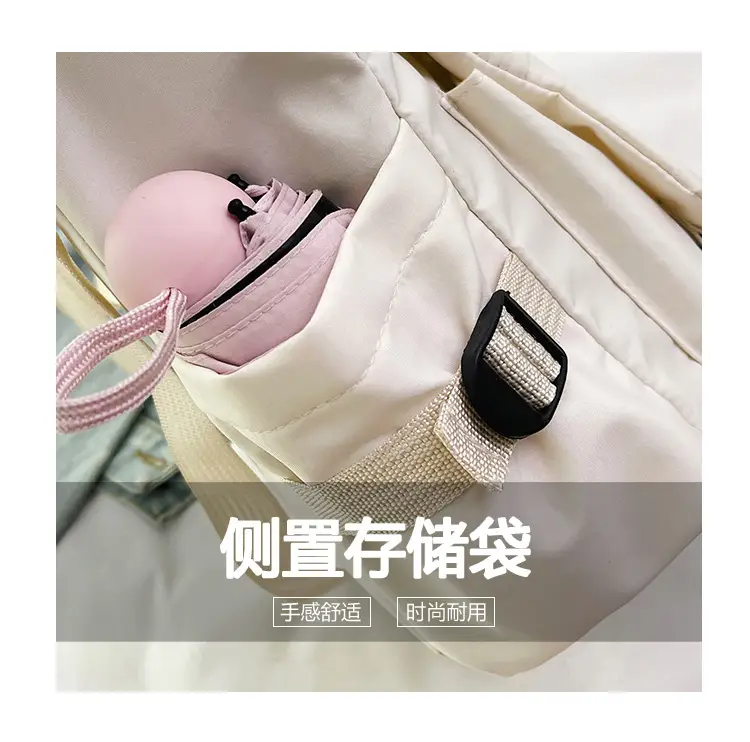 Blue Japanese Style Large Capacity Commuter Shoulder Bag — feature 9