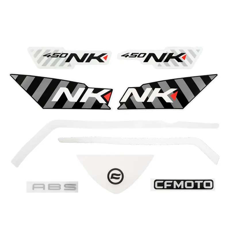 Starlight White Fuel Tank Guard Decals Motorcycle Accessory - Image 14