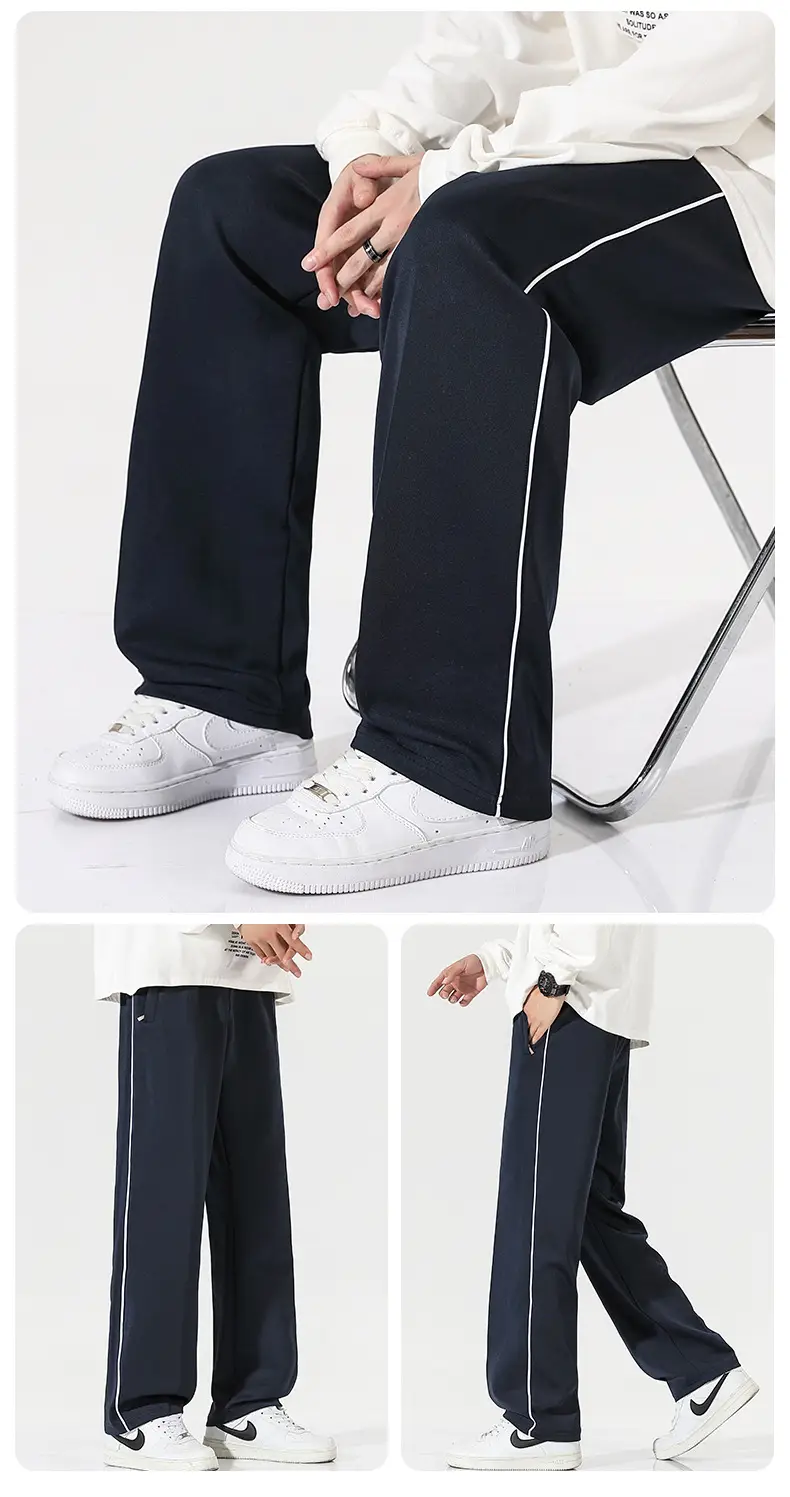 Navy Blue Fleece School Pants for Boys Girls — feature 16