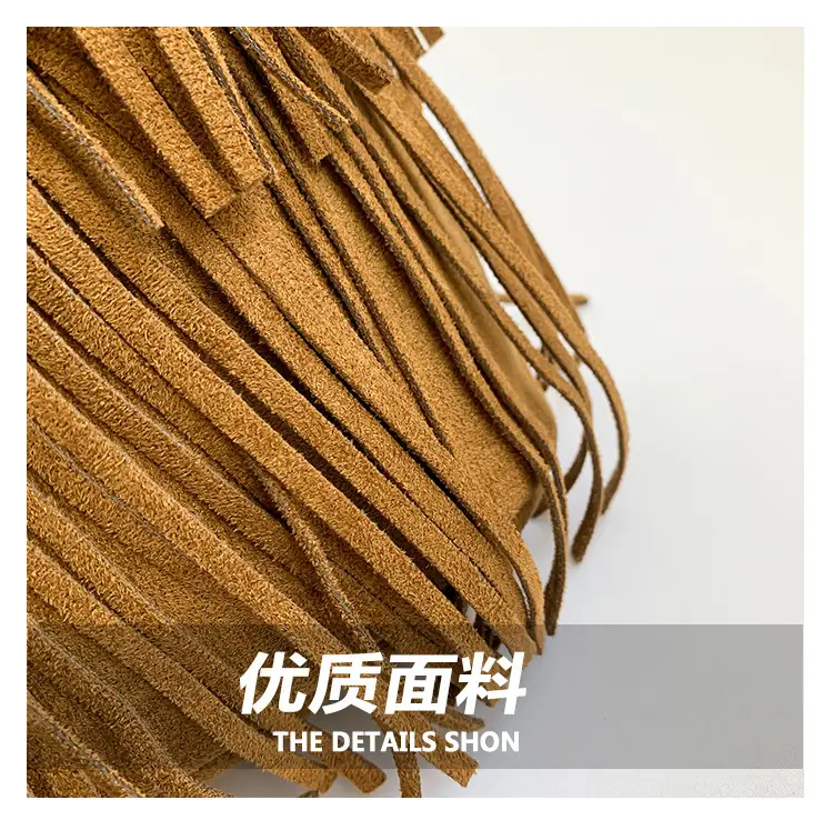 Brown Fringe Shoulder Bag for Women — feature 7