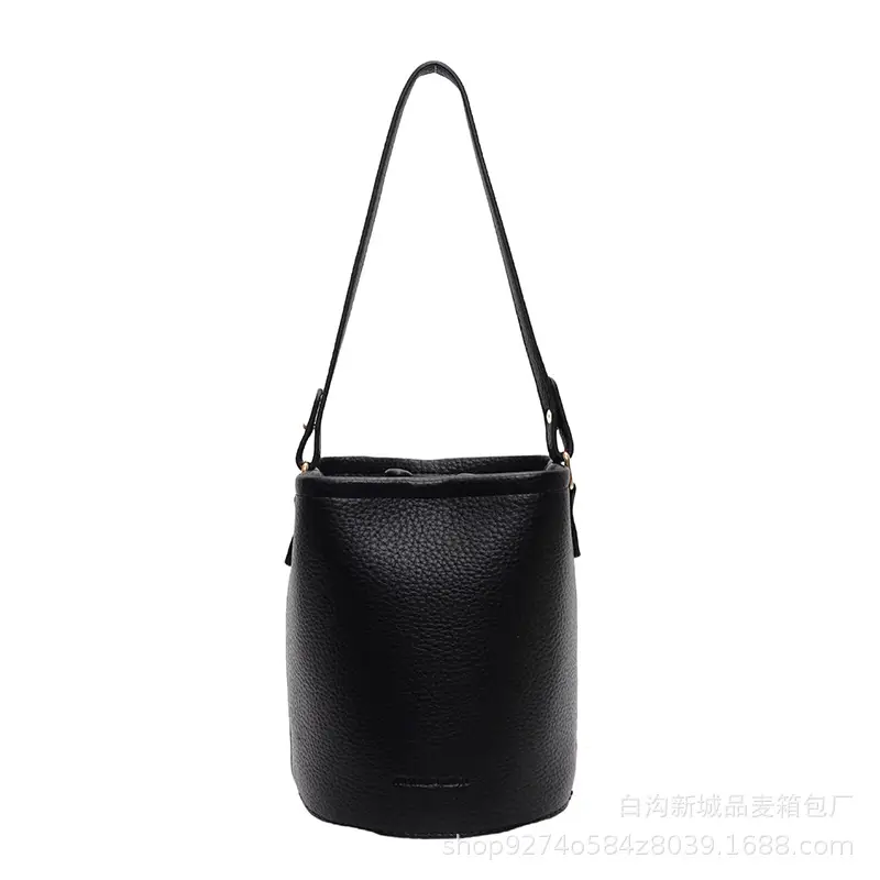 Women's Brown Leather Crossbody Bag 2026 New Trendy Retro - Image 9