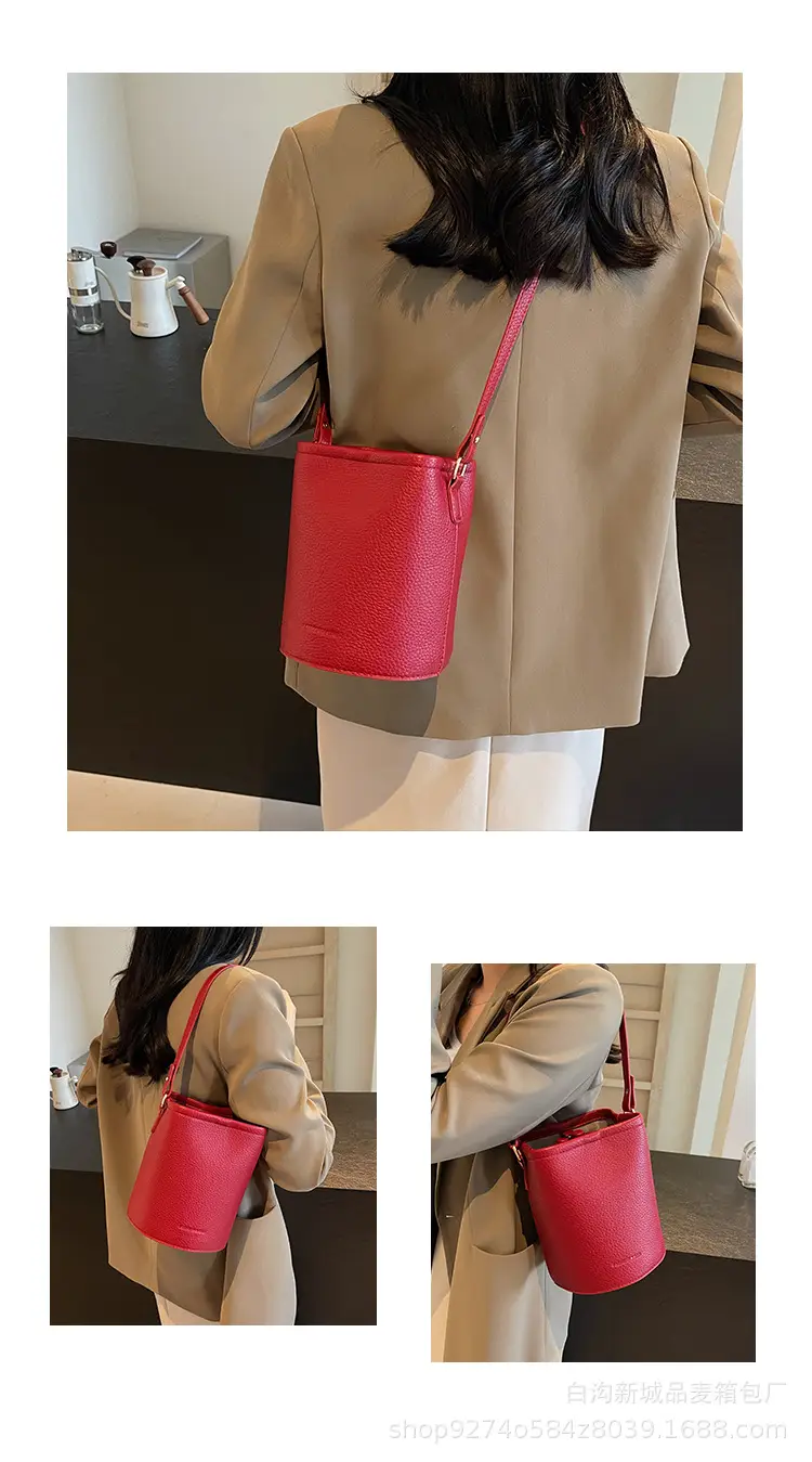 Women's Brown Leather Crossbody Bag 2026 New Trendy Retro — feature 13