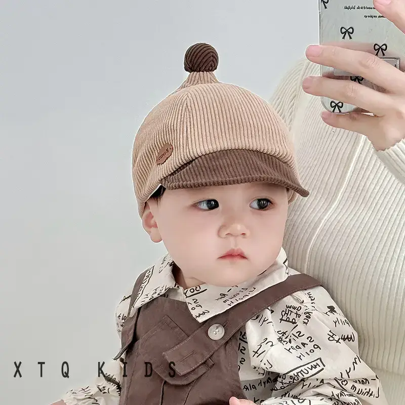 Cute Elf Cap for Boys Girls Baby Baseball Cap Short Brim - Image 6