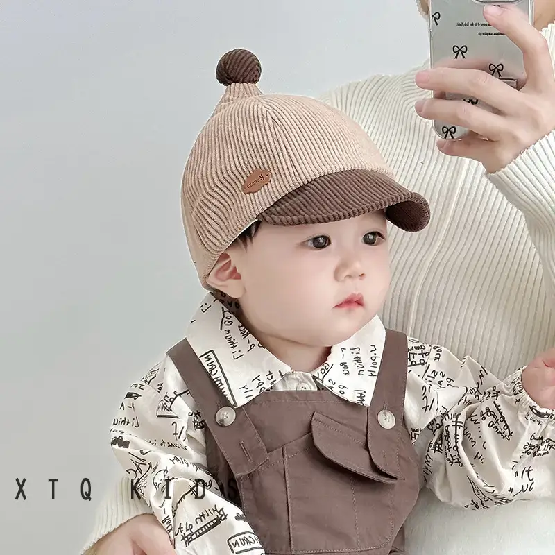 Cute Elf Cap for Boys Girls Baby Baseball Cap Short Brim - Image 8
