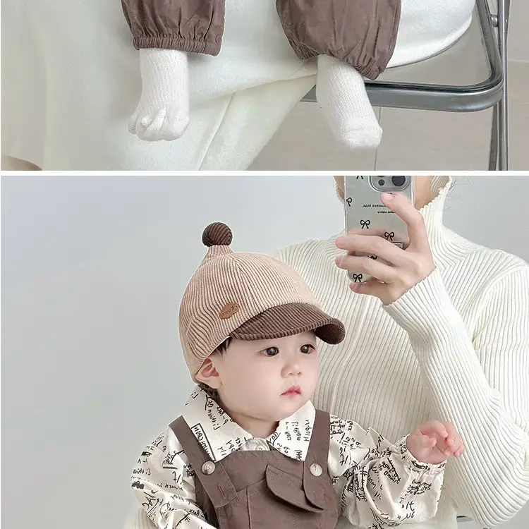 Cute Elf Cap for Boys Girls Baby Baseball Cap Short Brim — feature 12