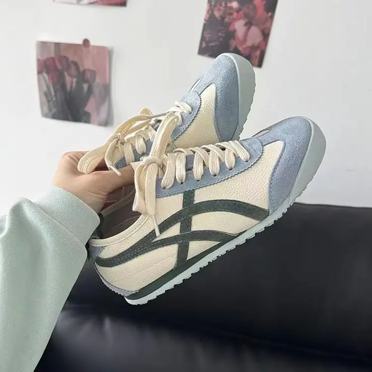Women's 2024 Retro Training Shoes with Pink Stripes - Image 4