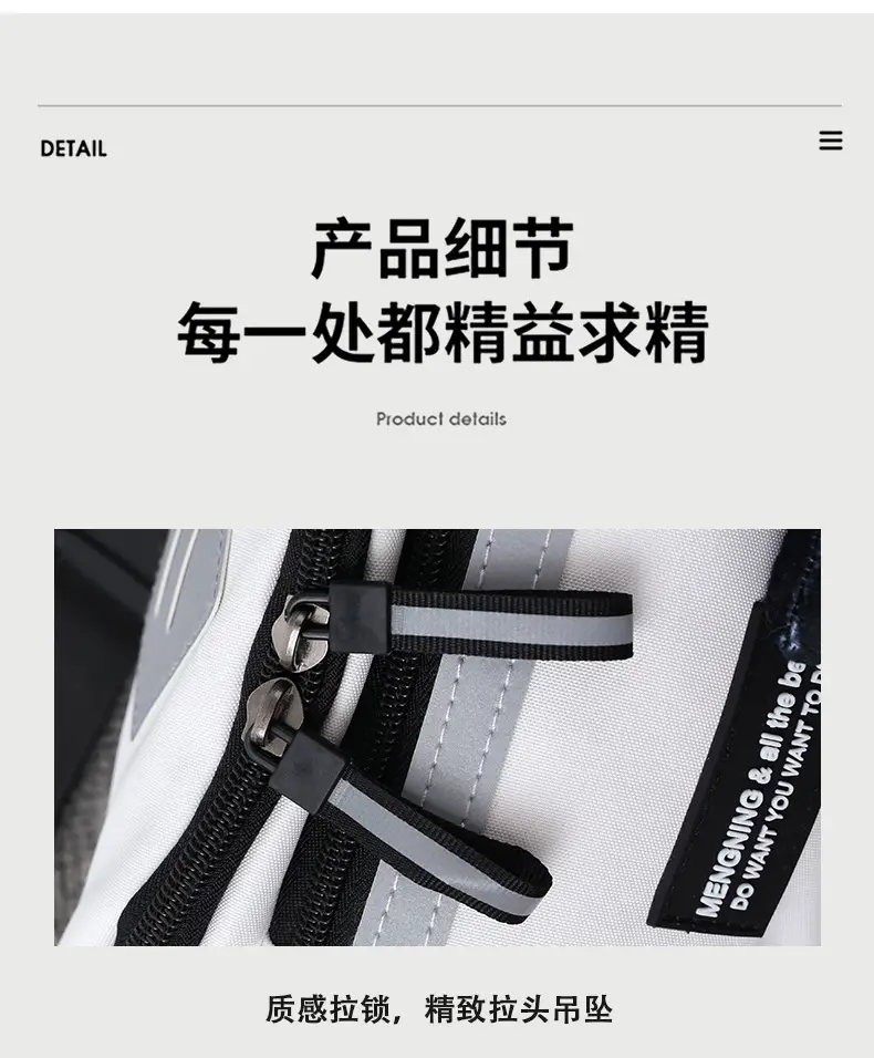 Men Sports Waist Bag Black Japanese Workwear Style — feature 12