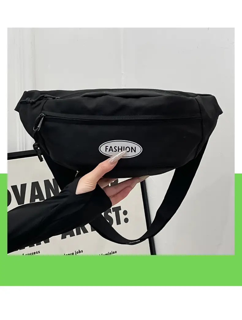 Women's Orange Chest Bag Street Style Portable Backpack — feature 18