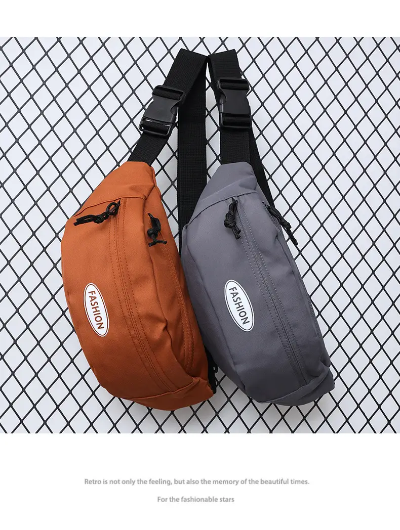 Women's Orange Chest Bag Street Style Portable Backpack — feature 21