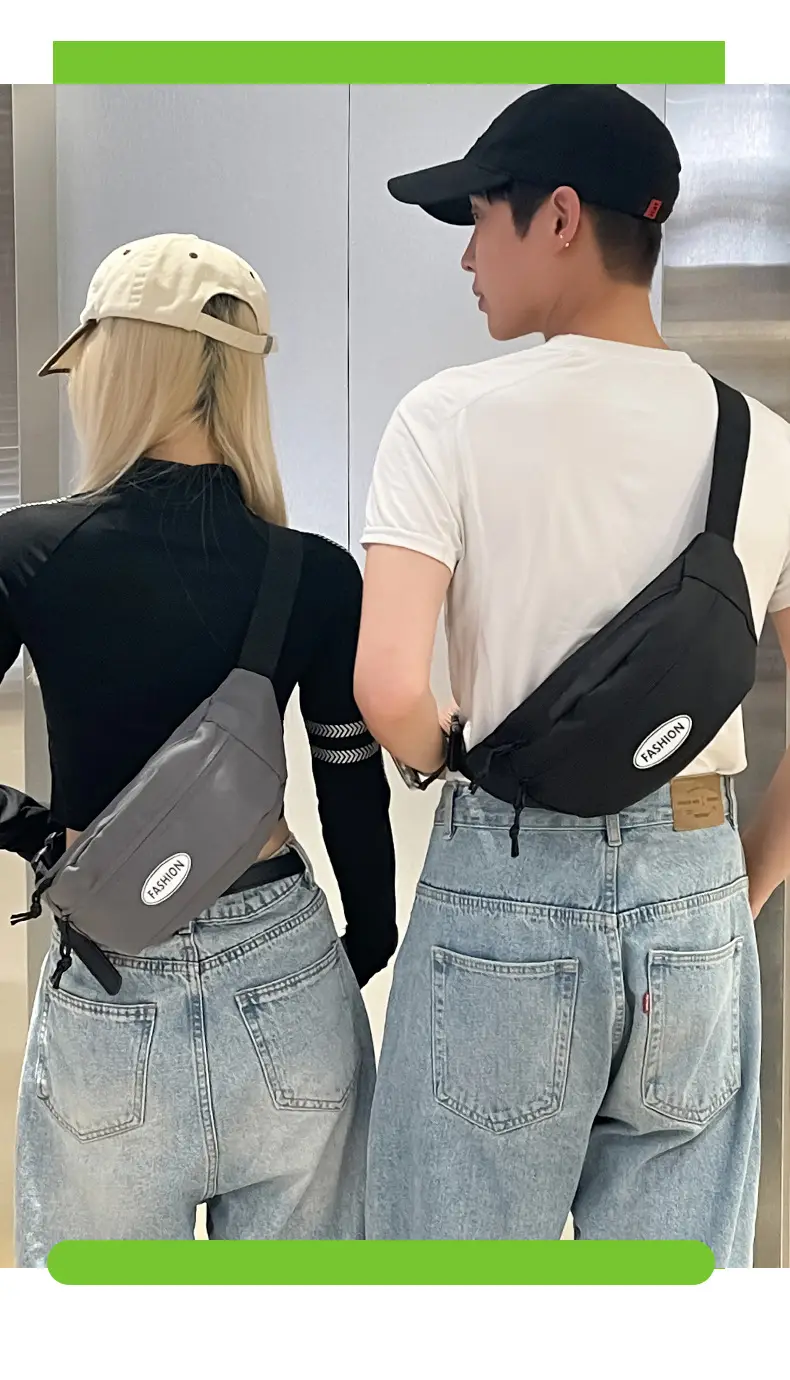 Women's Orange Chest Bag Street Style Portable Backpack — feature 22