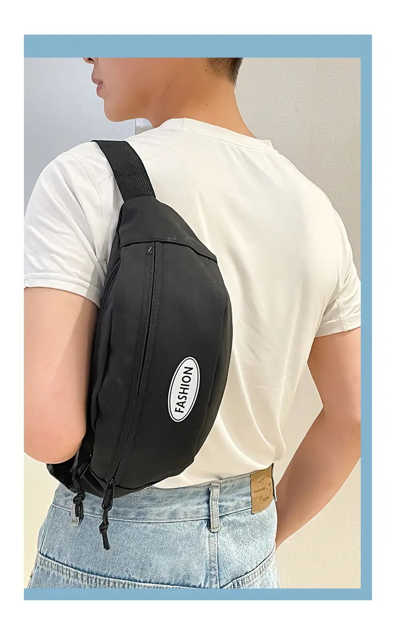 Women's Orange Chest Bag Street Style Portable Backpack — feature 26