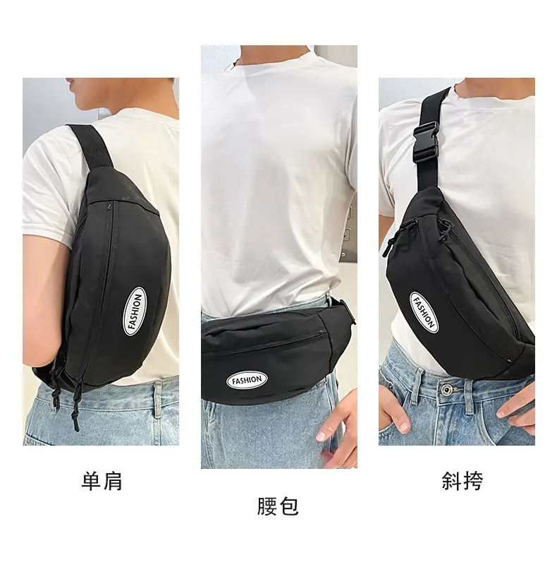 Women's Orange Chest Bag Street Style Portable Backpack — feature 7
