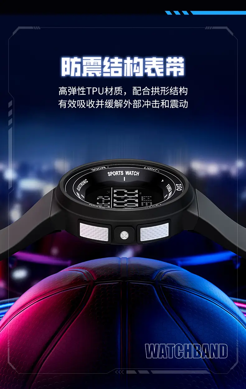 Waterproof LED Student Watch for Girls — feature 5