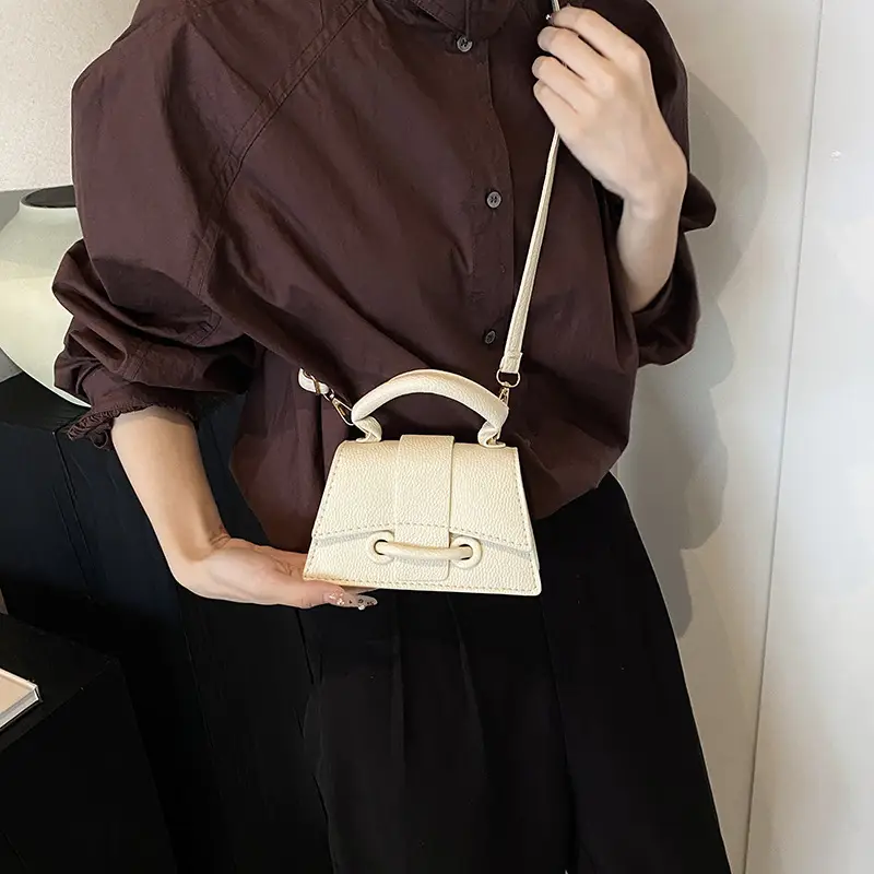 Red Square Shoulder Crossbody Bag for Women