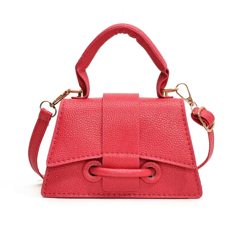 Red Square Shoulder Crossbody Bag for Women