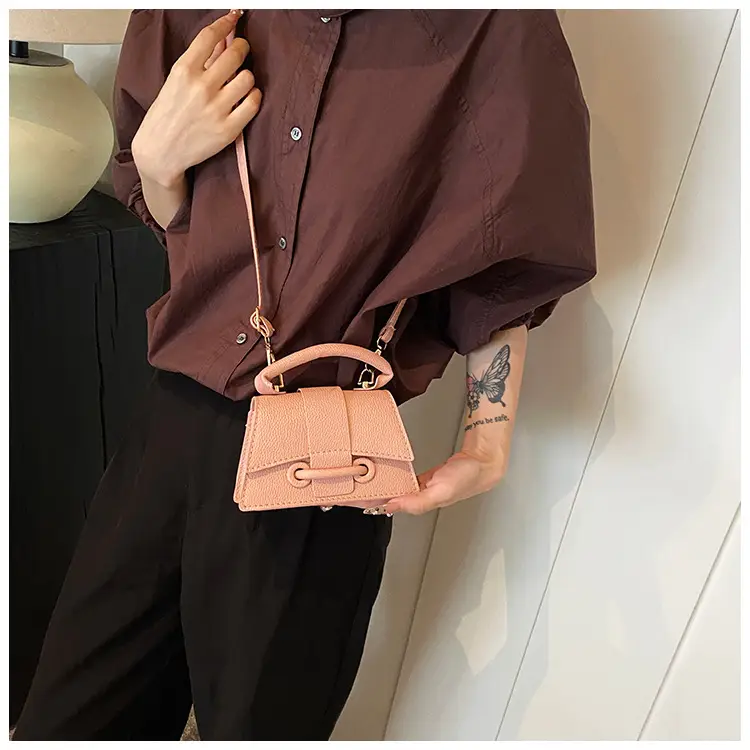 Red Square Shoulder Crossbody Bag for Women — feature 11