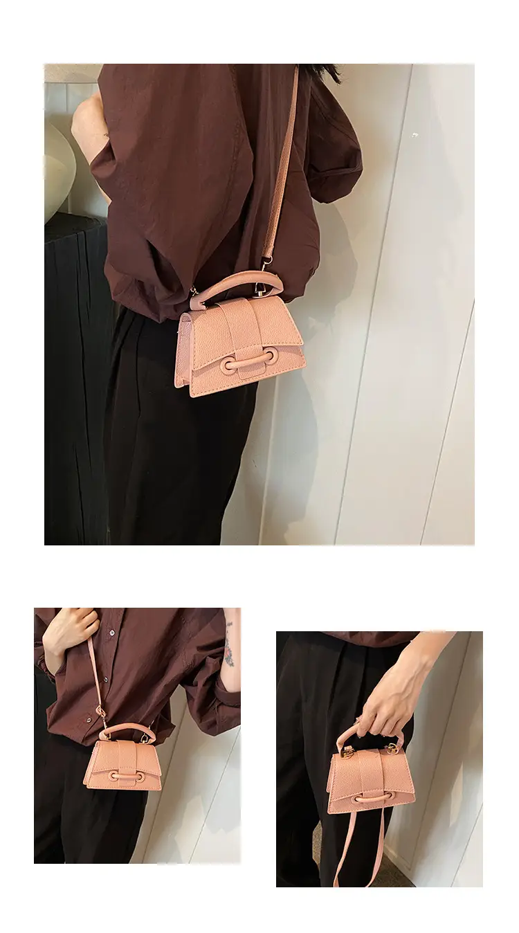 Red Square Shoulder Crossbody Bag for Women — feature 25